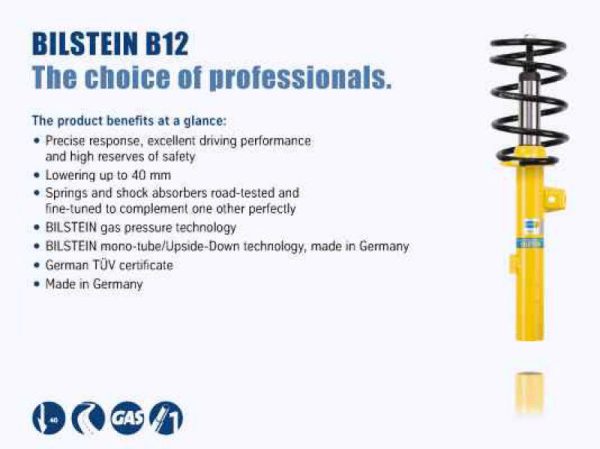 Bilstein B12 1987 Volkswagen Golf GTI 16-Valve Front and Rear Suspension Kit Online Hot Sale