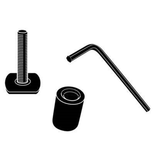 Thule Adapter Kit - T-Track Accessory Kit for All Thule Aluminum Bars - Black For Sale