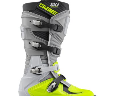 Gaerne GXJ Boot Grey Fluorescent Yellow Size - Youth 5 Online