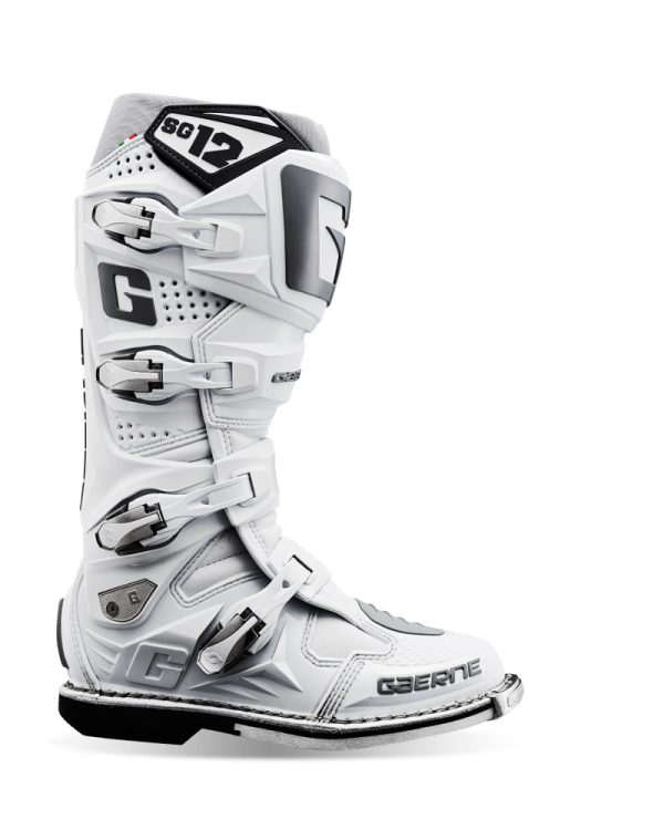 Gaerne SG12 Boot White Size - 8 For Sale