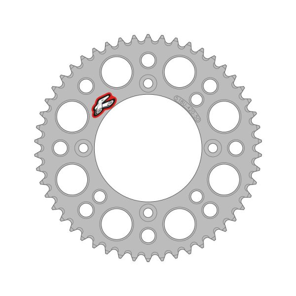 Renthal 2025 KTM 65 Rear Chain Wheel - Silver 420-50GP Teeth For Cheap