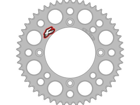 Renthal 2025 KTM 65 Rear Chain Wheel - Silver 420-46GP Teeth Supply